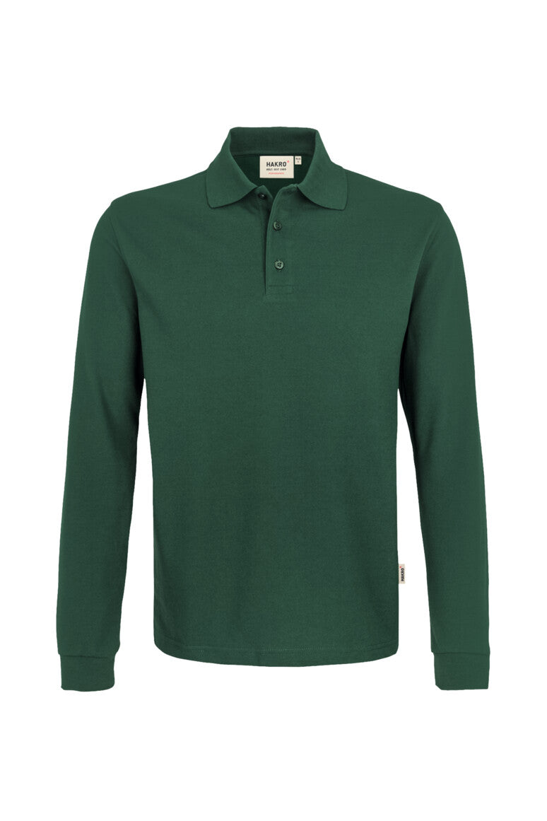 HAKRO Longsleeve-Poloshirt MIKRALINAR® - tanne