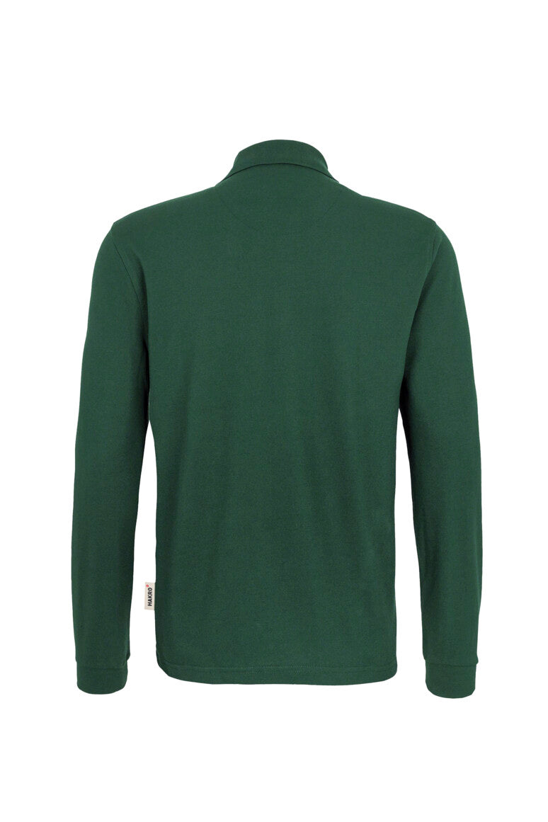 HAKRO Longsleeve-Poloshirt MIKRALINAR® - tanne