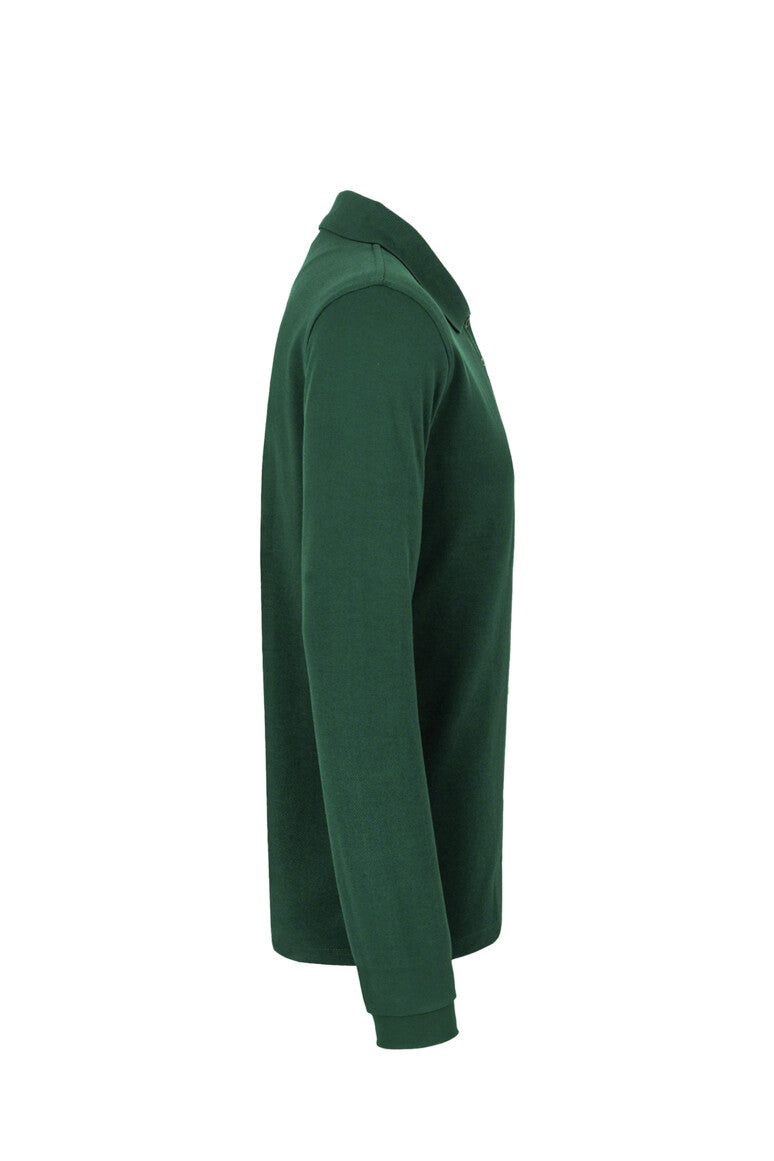 HAKRO Longsleeve-Poloshirt MIKRALINAR® - tanne