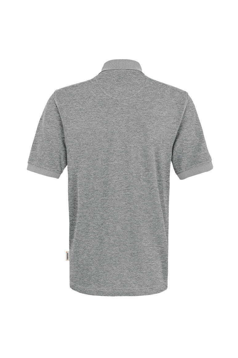 HAKRO Poloshirt MIKRALINAR® - grau meliert