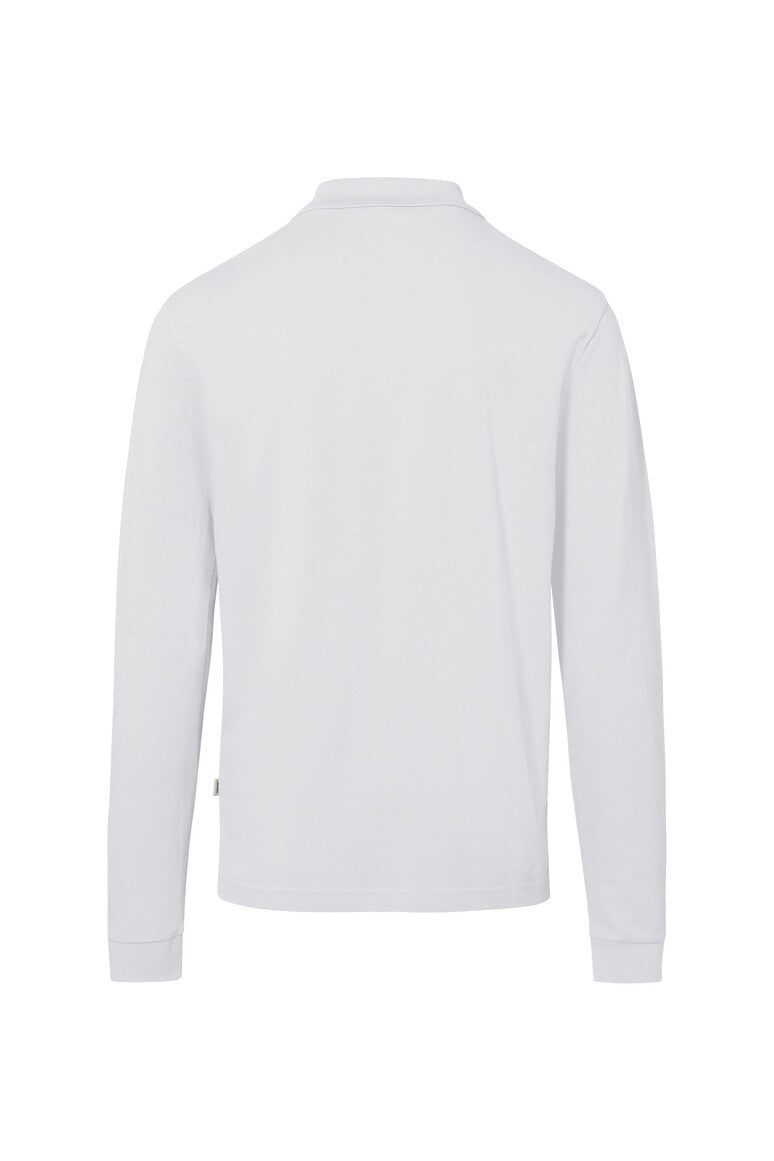 HAKRO Pocket-Longsleeve-Polo MIKRALINAR® ECO - weiß