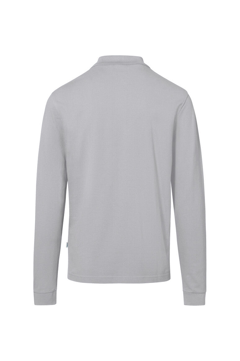 HAKRO Pocket-Longsleeve-Polo MIKRALINAR® ECO - titan