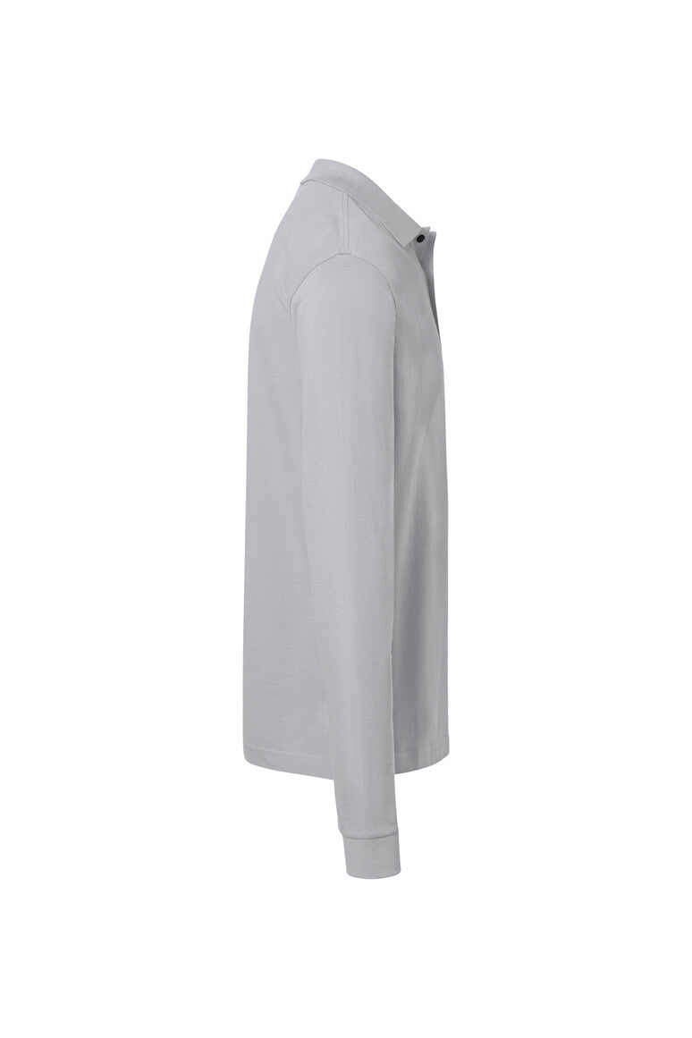 HAKRO Pocket-Longsleeve-Polo MIKRALINAR® ECO - titan
