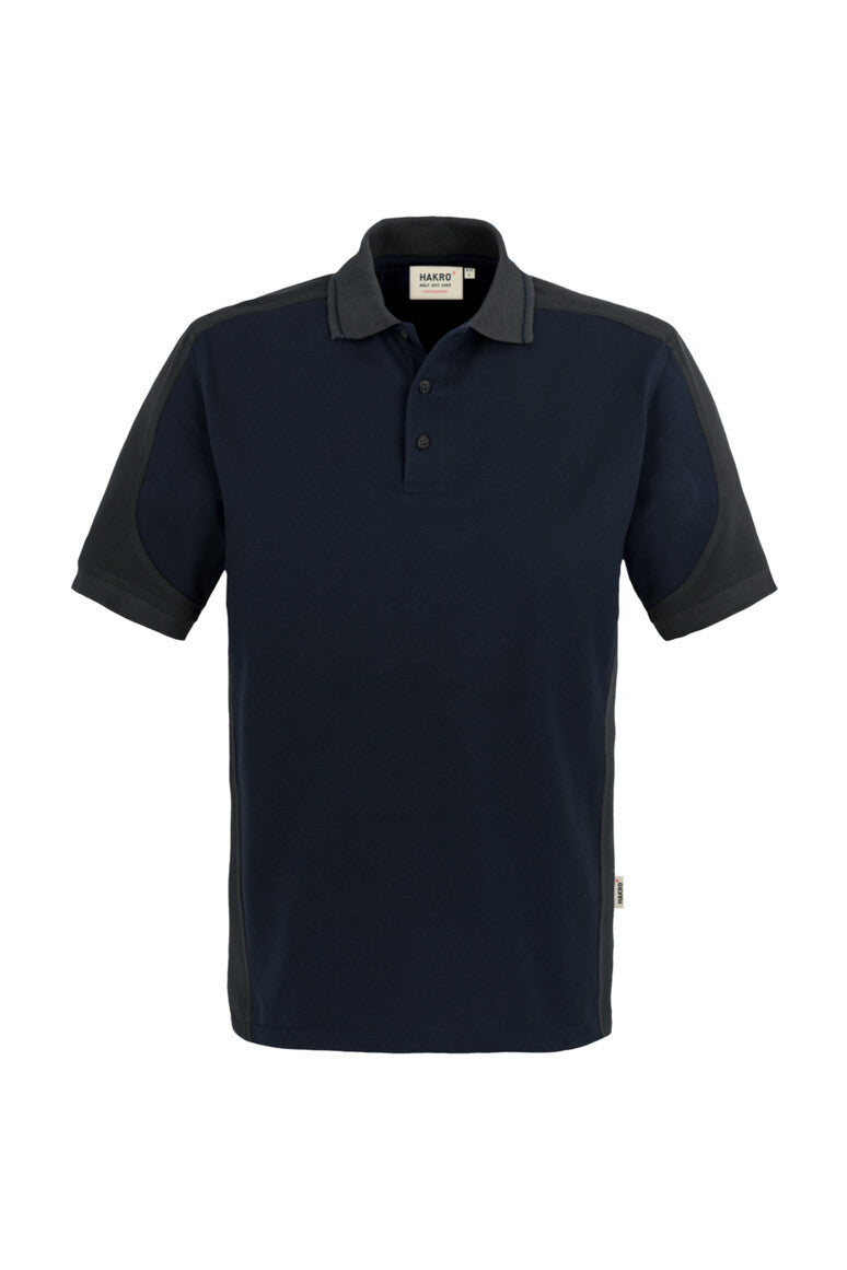 HAKRO Poloshirt Contrast MIKRALINAR® - tinte/anthrazit