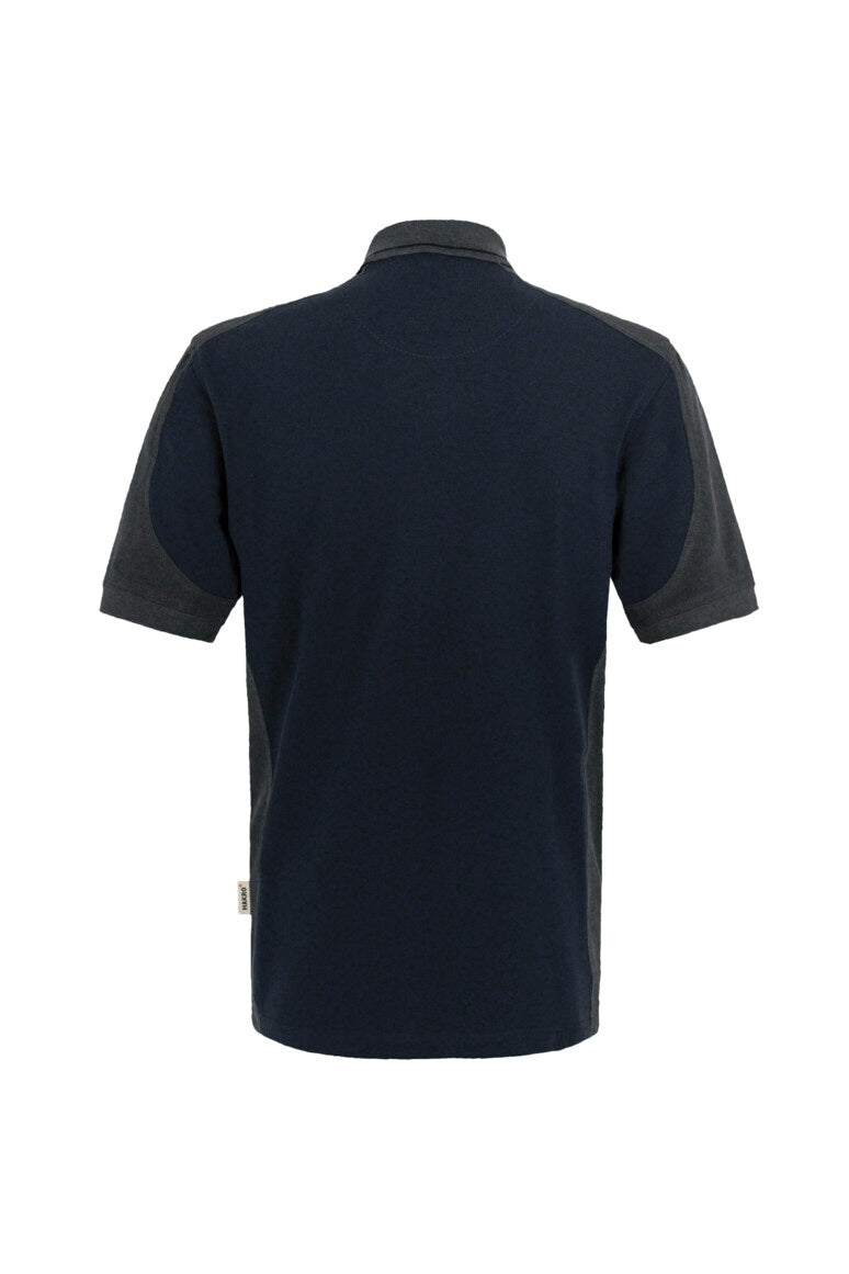 HAKRO Poloshirt Contrast MIKRALINAR® - tinte/anthrazit