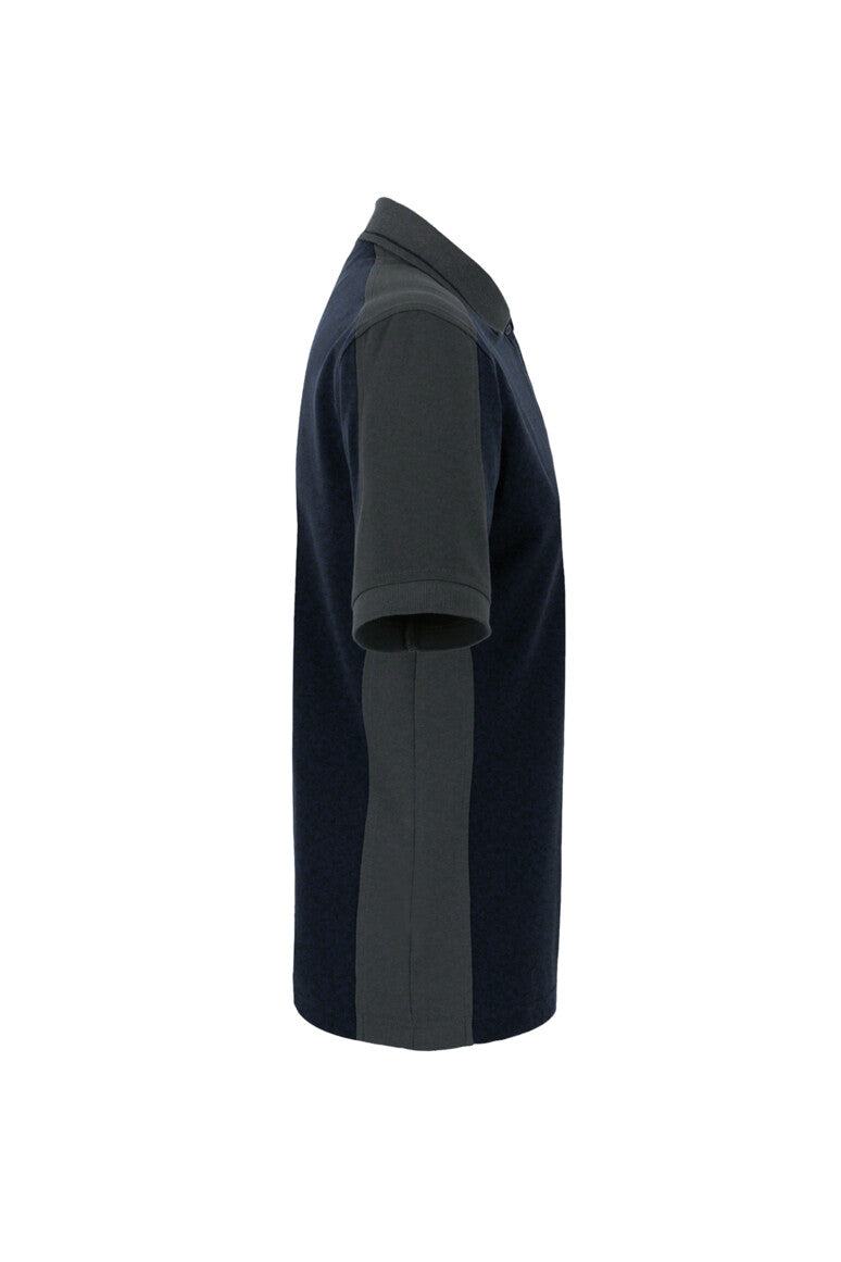 HAKRO Poloshirt Contrast MIKRALINAR® - tinte/anthrazit