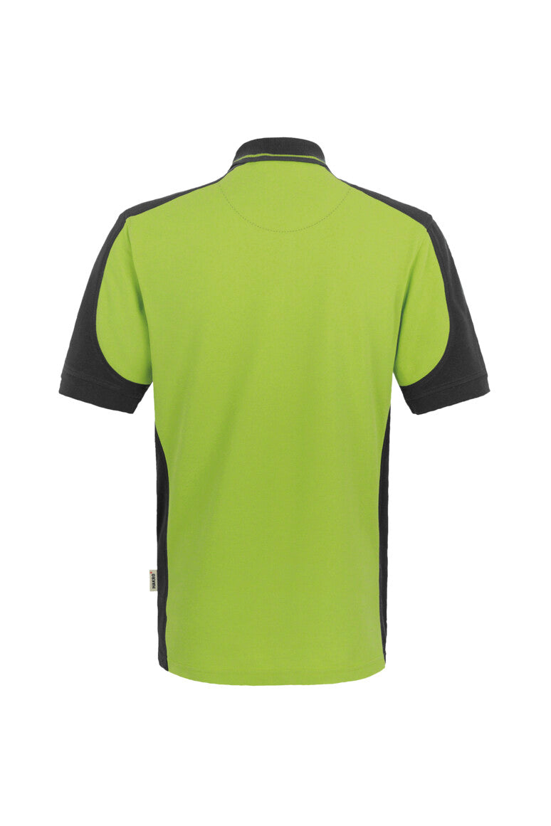 HAKRO Poloshirt Contrast MIKRALINAR® - kiwi/anthrazit