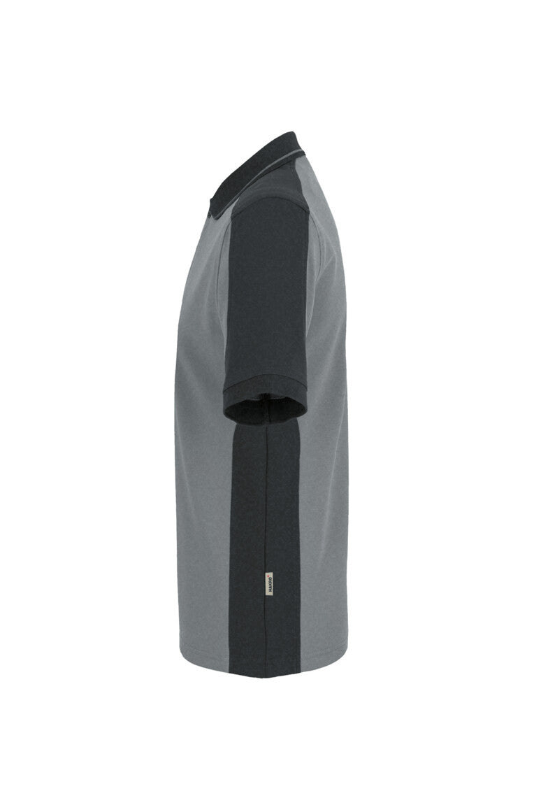 HAKRO Poloshirt Contrast MIKRALINAR® - titan/anthrazit