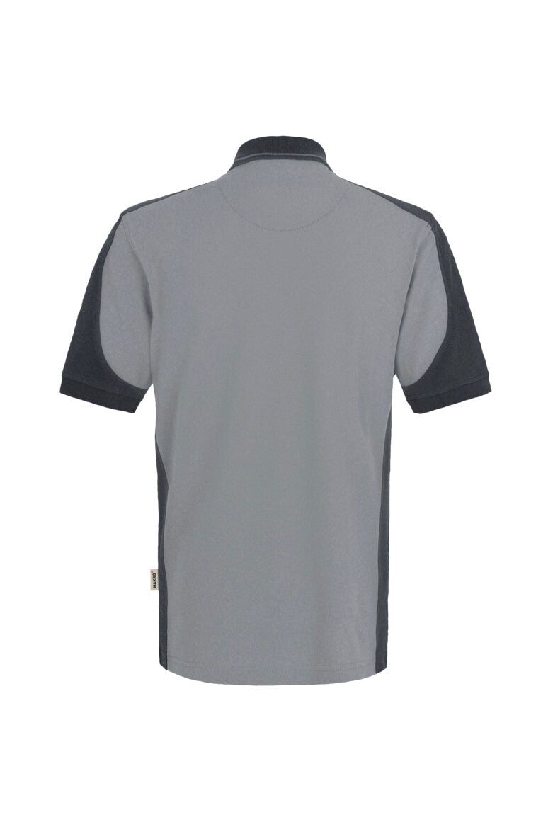 HAKRO Poloshirt Contrast MIKRALINAR® - titan/anthrazit