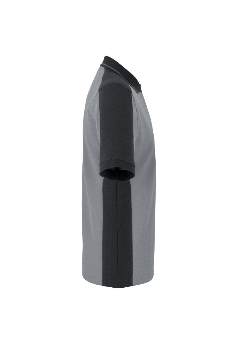 HAKRO Poloshirt Contrast MIKRALINAR® - titan/anthrazit