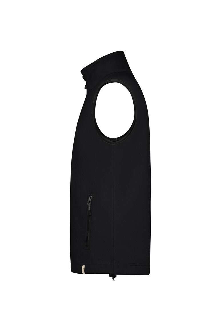 HAKRO Fleeceweste ECO - schwarz