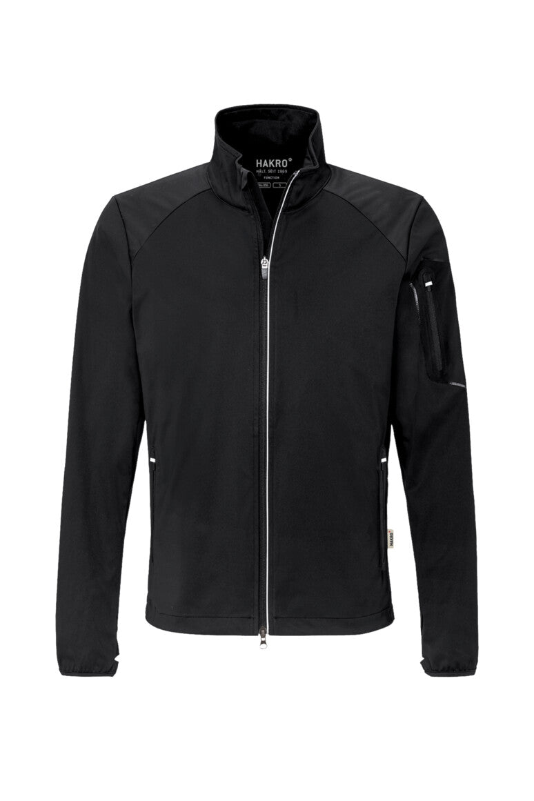 HAKRO Light-Softshelljacke - schwarz