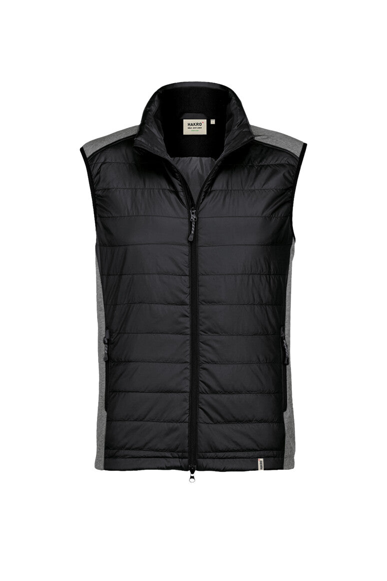 HAKRO Hybridweste Contrast - schwarz