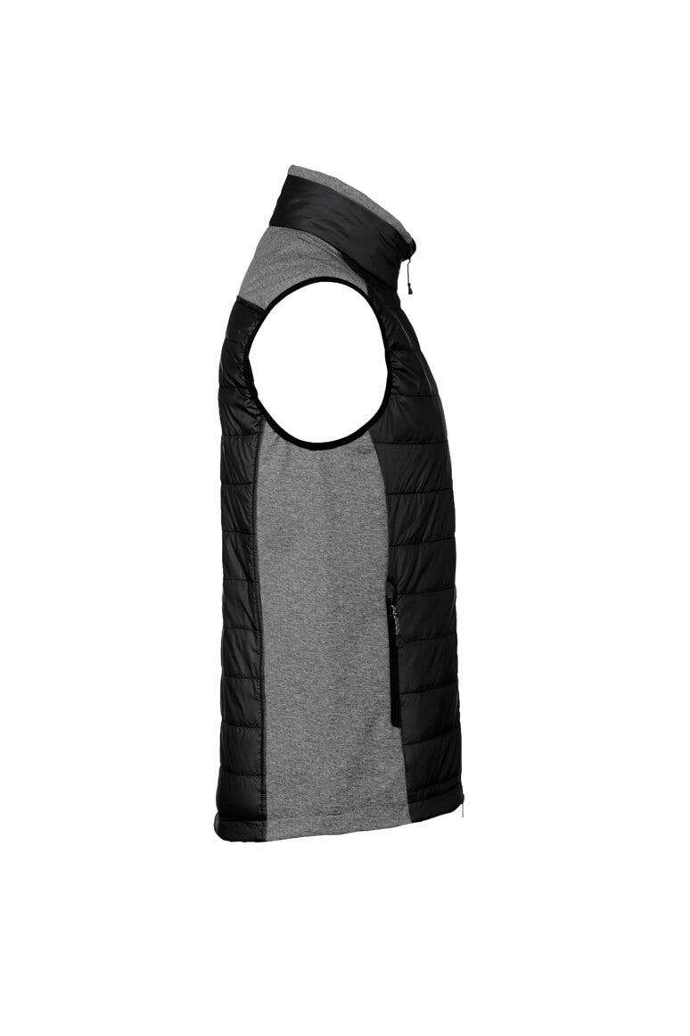 HAKRO Hybridweste Contrast - schwarz