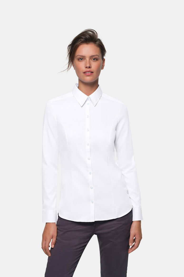 HAKRO Bluse Business - weiß
