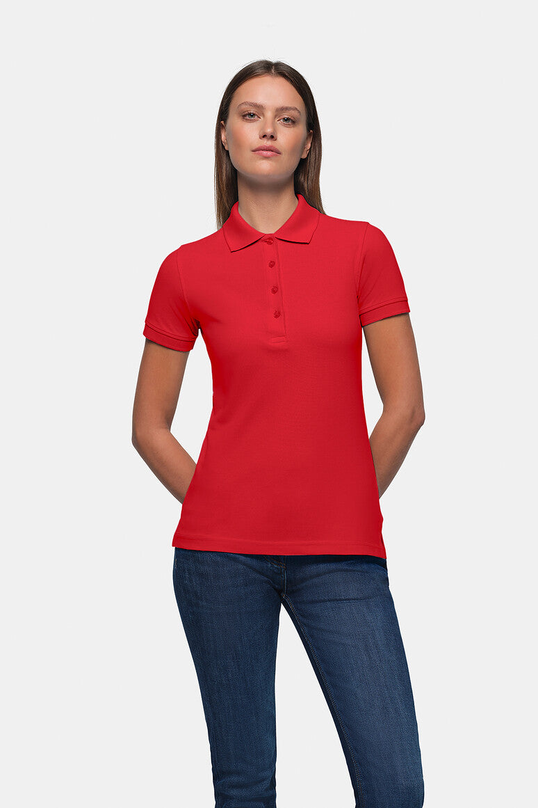 HAKRO Damen Poloshirt Classic - rot