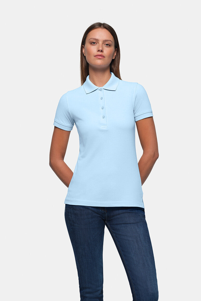 HAKRO Damen Poloshirt Classic - eisblau