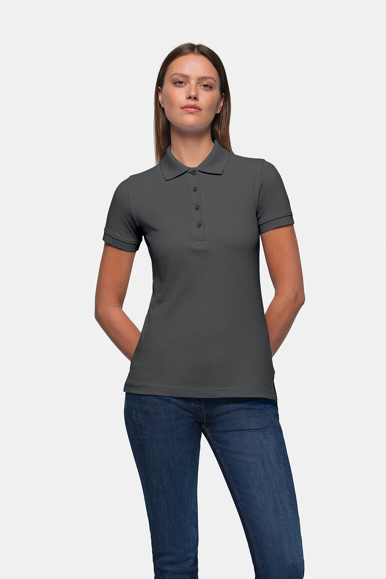 HAKRO Damen Poloshirt Classic - anthrazit