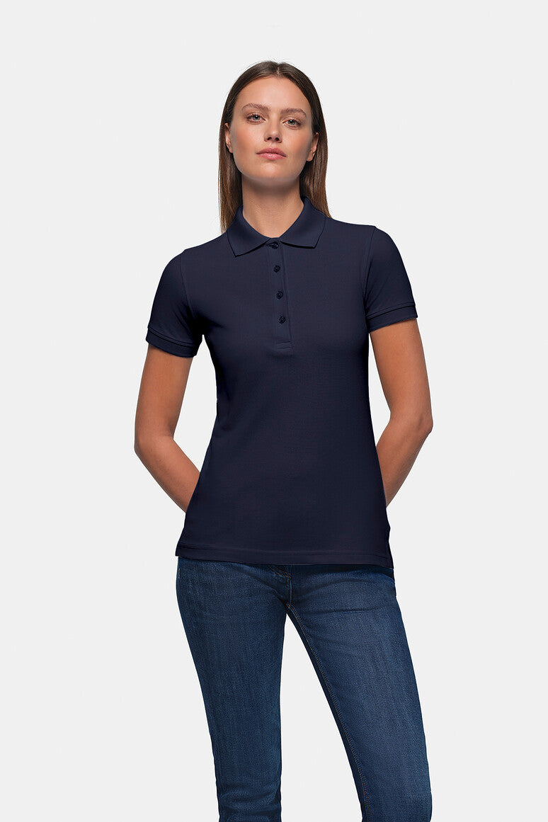 HAKRO Damen Poloshirt Classic - tinte