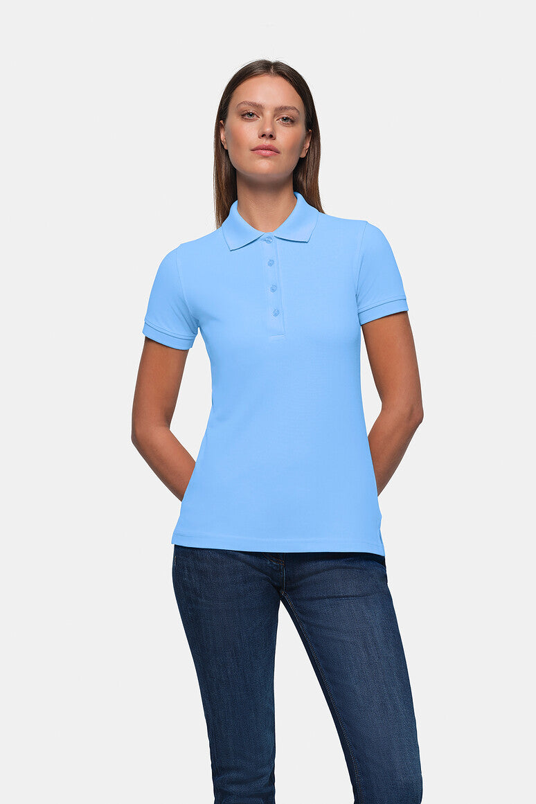 HAKRO Damen Poloshirt Classic - malibublau