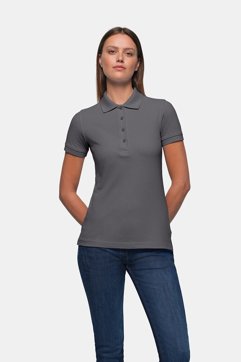 HAKRO Damen Poloshirt Classic - graphit