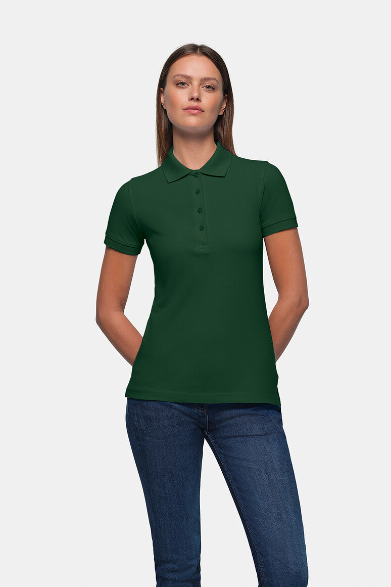 HAKRO Damen Poloshirt Classic - tanne