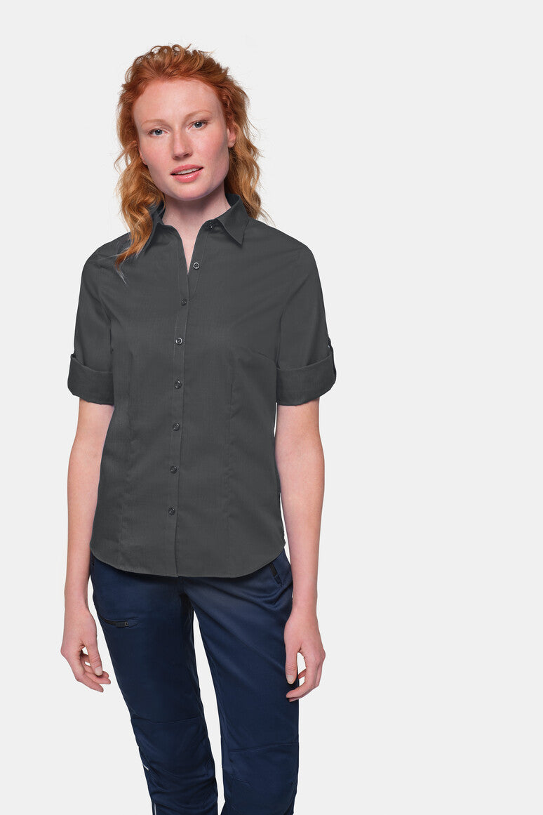 HAKRO 3/4-Arm-Vario Bluse MIKRALINAR® - anthrazit
