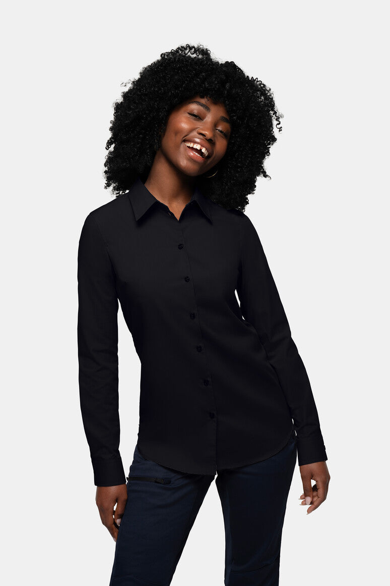 HAKRO Bluse MIKRALINAR® - schwarz