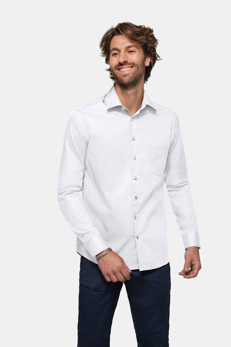 HAKRO Hemd MIKRALINAR® Comfort - weiß