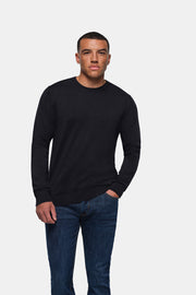 HAKRO Pullover Premium-Baumwolle - schwarz