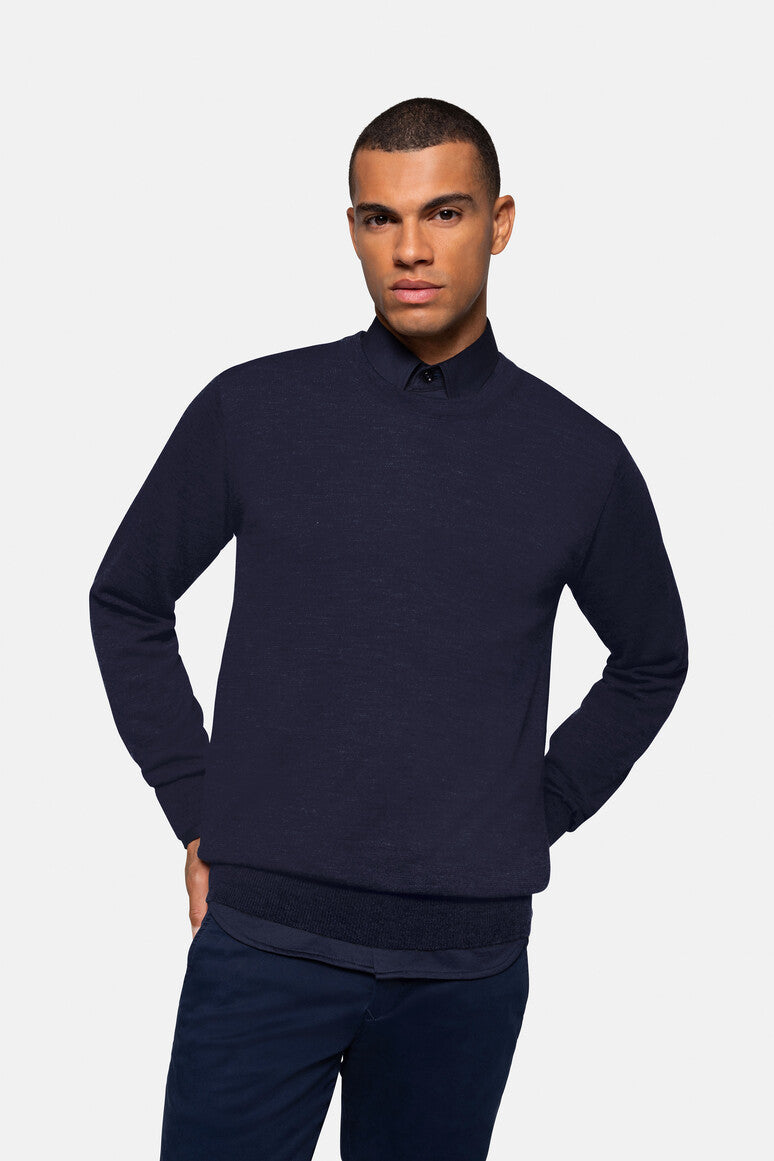HAKRO Pullover Merino-Wolle - tinte