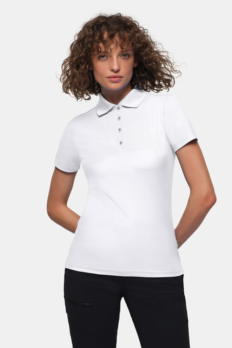 HAKRO Damen Poloshirt COOLMAX® ECO - weiß