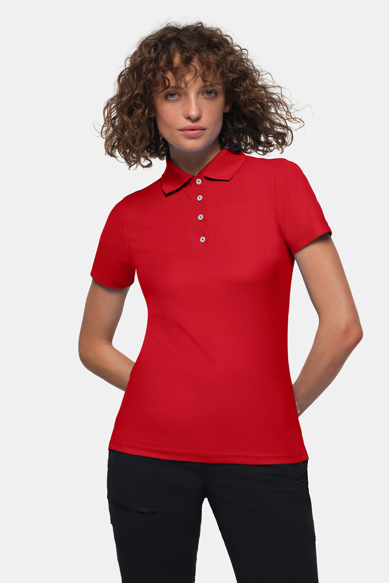 HAKRO Damen Poloshirt COOLMAX® ECO - rot