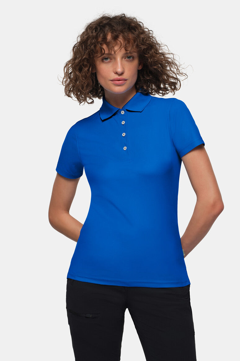 HAKRO Damen Poloshirt COOLMAX® ECO - royalblau