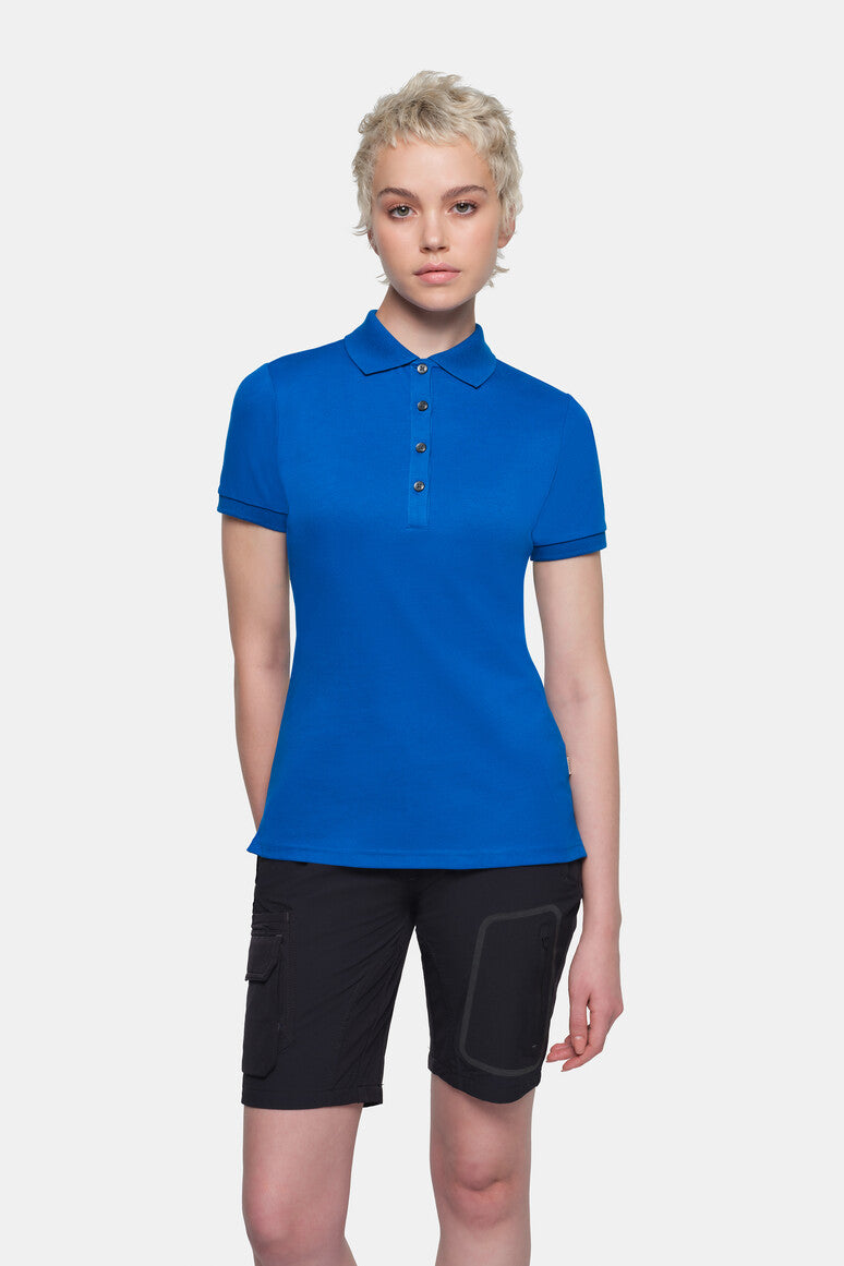 HAKRO COTTON TEC® Damen Poloshirt - royalblau