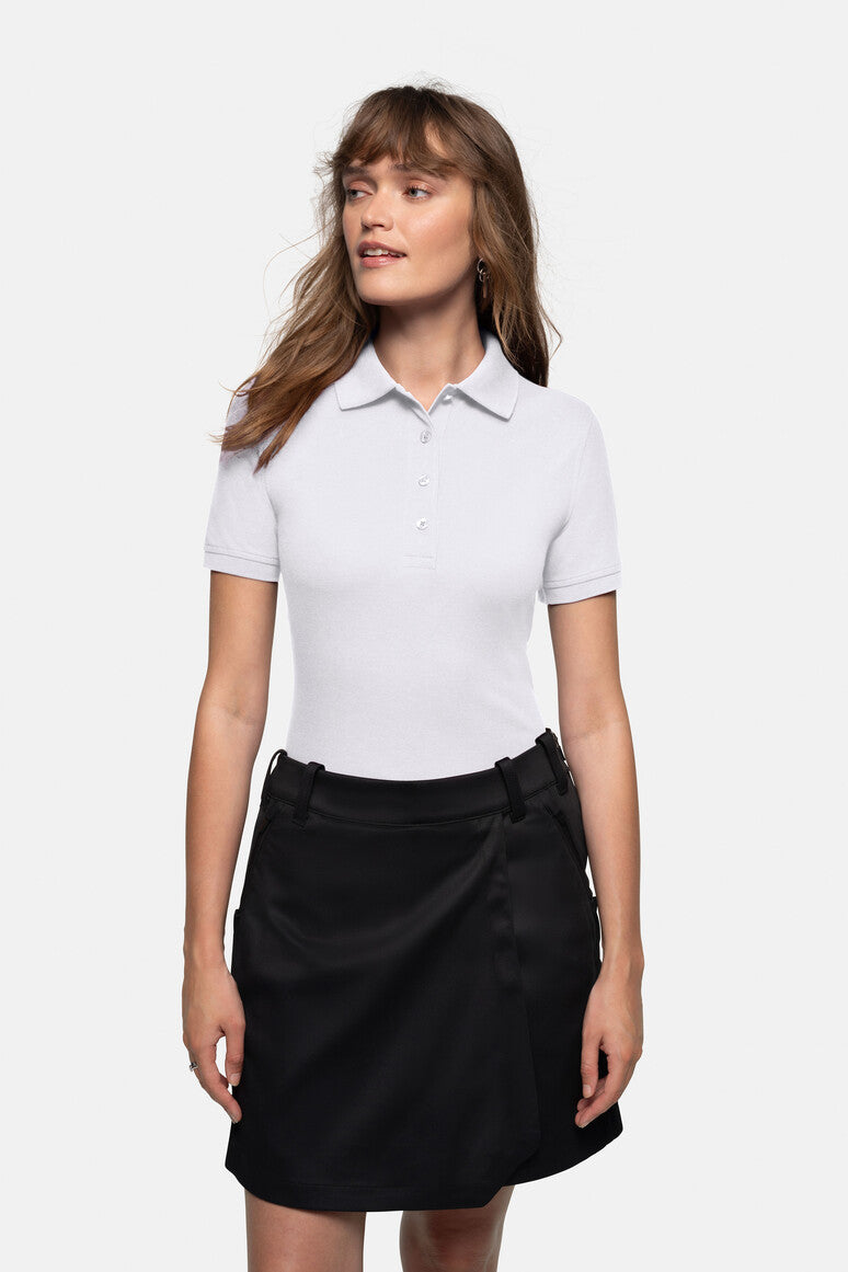 HAKRO Damen Poloshirt MIKRALINAR® - weiß