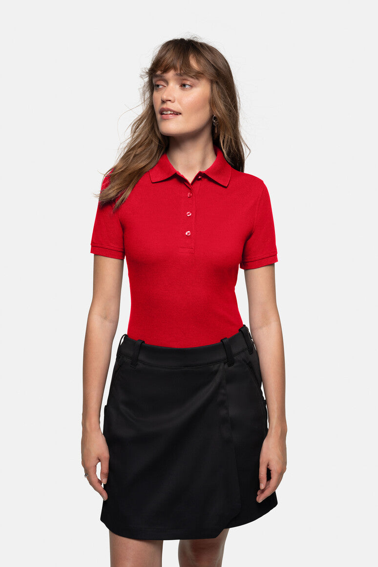 HAKRO Damen Poloshirt MIKRALINAR® - rot