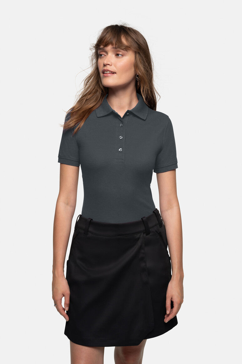 HAKRO Damen Poloshirt MIKRALINAR® - anthrazit