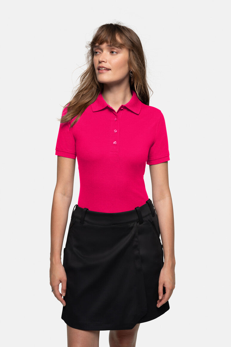 HAKRO Damen Poloshirt MIKRALINAR® - magenta