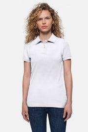 HAKRO Damen Poloshirt Top - weiß