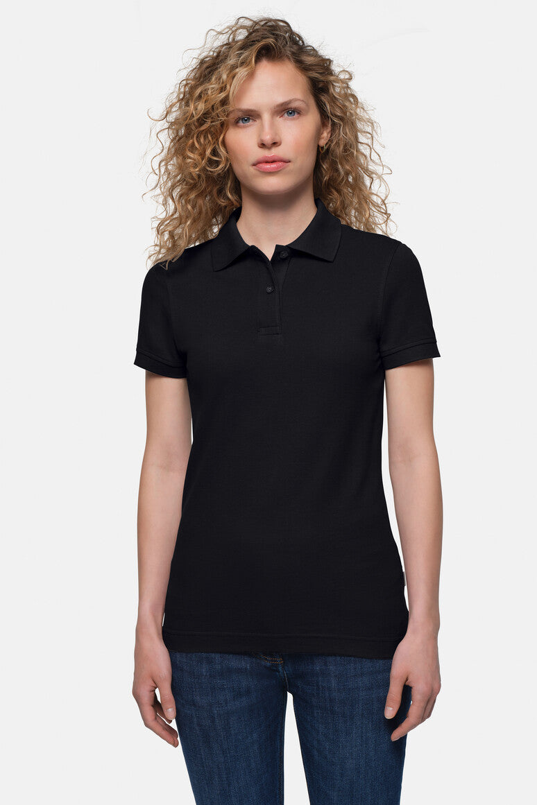 HAKRO Damen Poloshirt Top - schwarz