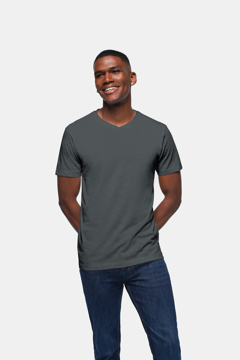 HAKRO V-Shirt Classic - anthrazit