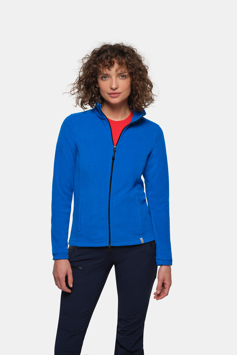 HAKRO Damen Fleecejacke ECO - royalblau