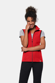 HAKRO Damen Fleeceweste ECO - rot