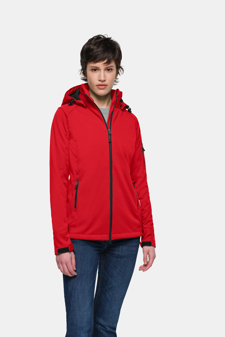 HAKRO Damen Softshelljacke - rot