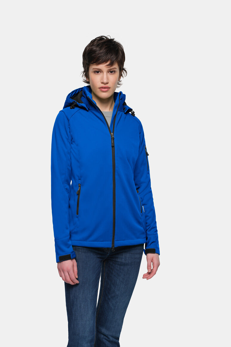HAKRO Damen Softshelljacke - royalblau