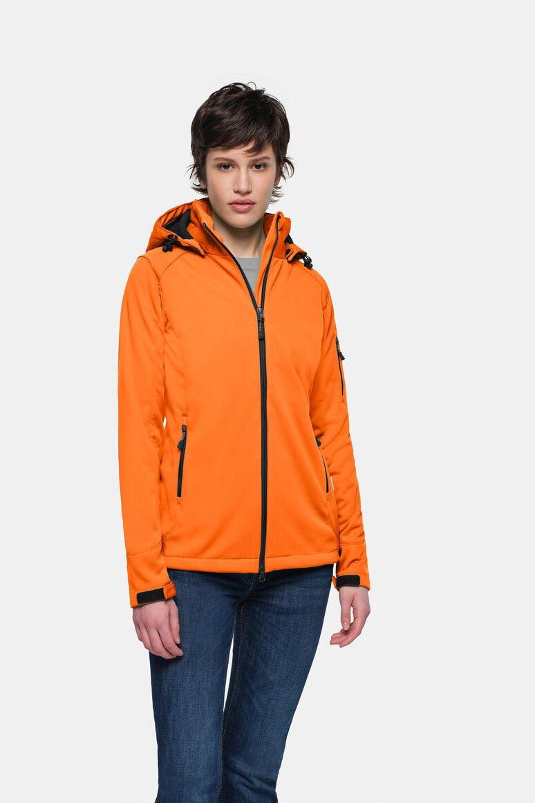 HAKRO Damen Softshelljacke - orange
