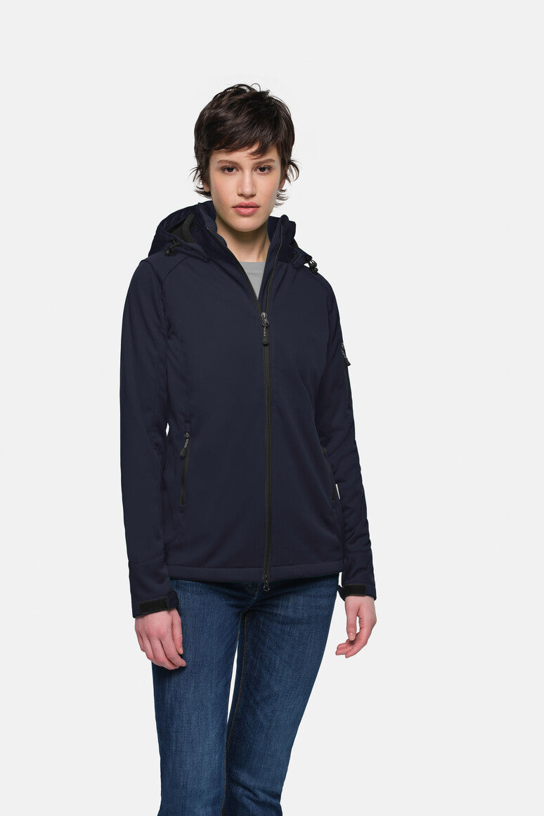 HAKRO Damen Softshelljacke - tinte