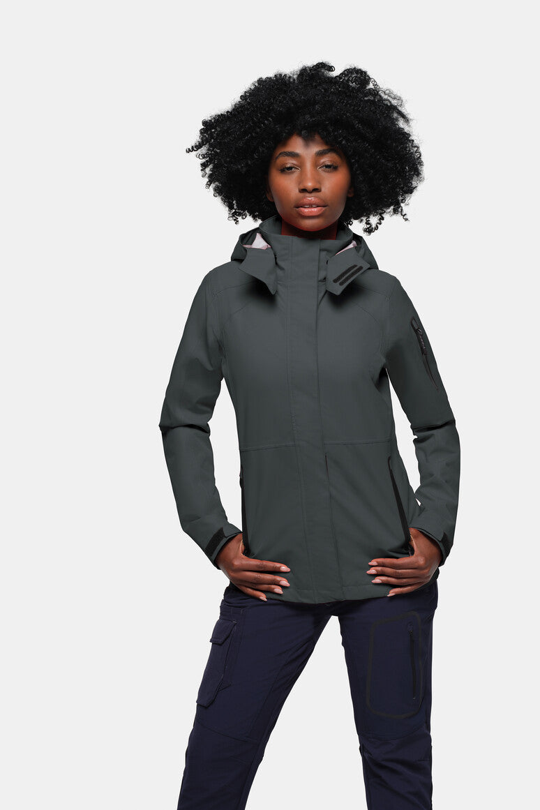 HAKRO Damen Activejacke - anthrazit
