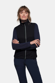 HAKRO Damen Light-Softshellweste - schwarz